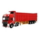 thumbnail image 2 of Modelo de semirremolque transportador de aleación 1:50 juguete para regalos de cumpleaños para juguete de transporte para camión rojo Hugo Modelos de semirremolque, 2 of 10
