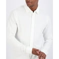 thumbnail image 4 of Real Essentials 3-Pack: Men's Classic Style Casual Long Sleeve Button Down Collared Shirt (Available in Big & Tall), 4 of 6
