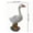 12", variant on Summercome 6.5" Large Porch Goose Garden Decor, Resin White Goose Statue Standing Independently, Vibrant Figurine for Patio Balcony Lawn and Entryway Accent, Indoor and Outdoor Garden Sculpture