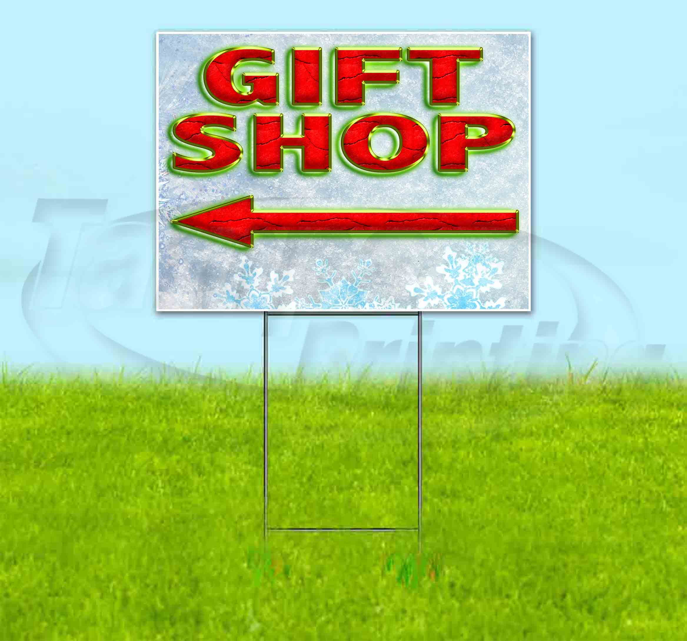 Chalk Banner Double-Sided Weather-Resistant Yard Sign Half Price Off Entire Store 5-Pack 27x18 CGSignLab
