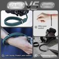 thumbnail image 4 of Camera Wrist Strap - Paracord Quick Release Camera Hand Strap Wrist Lanyard for DSLR or Mirrorless Camera - Turquoise, 4 of 7