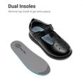 thumbnail image 3 of DREAM PAIRS Toddler Girls' Mary Jane School Dress Shoes with Dual Removable Insoles, Wide Fit & Hook-and-Loop Straps, 3 of 6