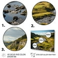 thumbnail image 3 of Designart "Green Blue North Dakota horizon" Landscapes Floater Framed Wall Art Living Room, 3 of 7