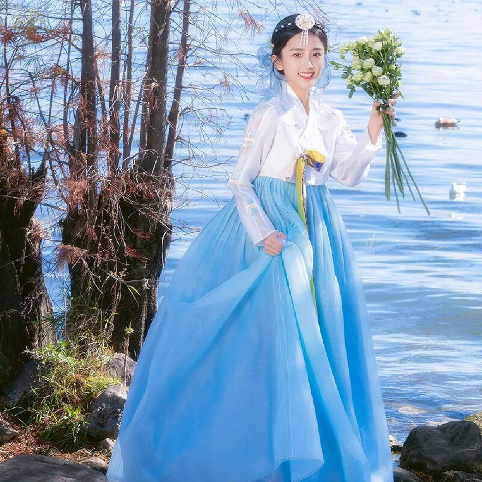 princess polly baby blue dress ZANZEA Korean Style Women 3/4 Sleeve Plain Casual Fashion Pleated Tunic  Mini Shirt Dress