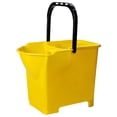 thumbnail image 3 of Cubo para fregar con asa, fácil de transportar, con colador de fregona, sin fregona, suministros de limpieza, cubo para limpieza de fregona, 3 of 9