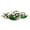 Green, variant on Hollow Non-slip Spring Elegant Hair Pin Green Leaf Faux Pearls Hair Clip Hair Styling Tool