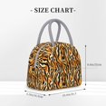 thumbnail image 2 of Fotbe Zebra Bolsa de Almuerzo con Estampado, Lonchera Aislada, Contenedor de Comida Reutilizable Tipo Cooler a Prueba de Fugas, 2 of 6