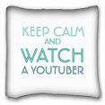 thumbnail image 1 of RYLABLUE Keep Calm And Watch A You Tuber Cushion For Zoella Fans Pillow Case Youtuber Cushion For Zoella Fans R4f15ed775764409994e22ea455b28773 I5fqz 8byvr Pillow Case 20x20 Inches Two Side Print, 1 of 1