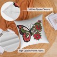 thumbnail image 5 of Pbobriich Butterfly Decorative Throw Pillow Cover Set of 4, Square Pillowcases Cotton Linen Cushion Cover 18'' X 18'', 5 of 5