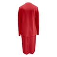 thumbnail image 6 of Women's 2 Piece Midi Skirt Sets Business Casual Outfits Long Sleeve Cardigan Matching Dressy Suits Red S, 6 of 6