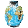 thumbnail image 2 of Sudadera con capucha con estampado de mapa del mundo en 3D para hombres y niños, sudaderas con capucha de moda urbana, jerséis geniales de invierno, sudadera con capucha Harajuku7, 2 of 5