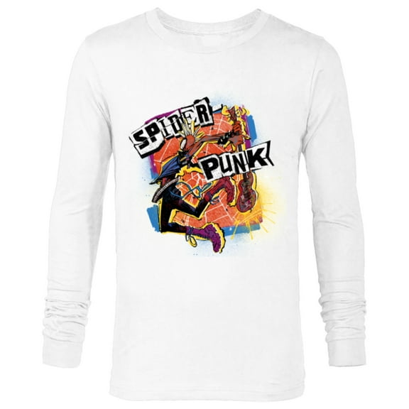 Marvel Spider-Man: Across the Spider-Verse Spider-Punk Smash - Long Sleeve T-Shirt for Men - Customized-White