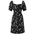 thumbnail image 6 of barbershop seamless doodle pattern Sleeveless Dress summer clothes for women Women's summer long dress, 6 of 7