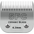 thumbnail image 1 of czcpp-Detachable Pet Clipper Blades,Compatible with Most Andis,Oster A5,Wahl KM10 Series Clipper,Made of Ceramic Blade & Stainless Steel Blade (5FC 6.3MM), 1 of 4