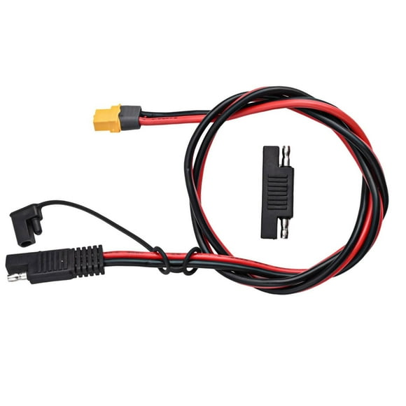 SPRING Solar Connection Line SAE To For XT60 Hookup Wire 12AWG Wire Extension Cord For Ultra Flexible Soft Silicone Rubber Copper Wire