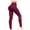 Wine2, variant on HAiming Seamless Leggings for Women High Waisted Butt Lifting Yoga Pants Gym Workout Breathable Tights Bottom Trousers