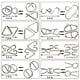 thumbnail image 3 of Rompecabezas Brain Teasers Yowlieu, paquete de 16 para niños y adultos, 3 of 7