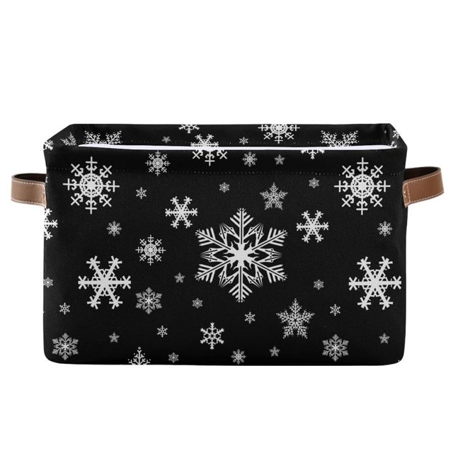 Cesta de almacenamiento Wamika plegable de tela 38 x 28 x 24 cm