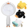 thumbnail image 1 of Baby bath water toy - Floating Wind up Toys for 1 Year Old Boy Girl Gift , Toddlers Bathtub Toys for Babies 6-12 Months, 4 Pack Cute Swimming Bath Toys for Baby Shower, 1 of 5