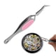 thumbnail image 4 of Pinzas para uñas, herramienta de manicura resistente a la oxidación, alicates para forma, Clip en apariencia de pájaro de fácil limpieza para extensión - Rosa plateado, 4 of 8