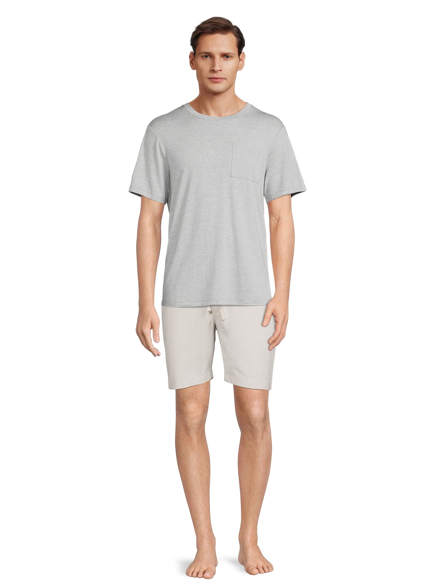 Hanes Men's Soft French Terry Pajama Shorts, 2-Pack, Sizes S-5XL