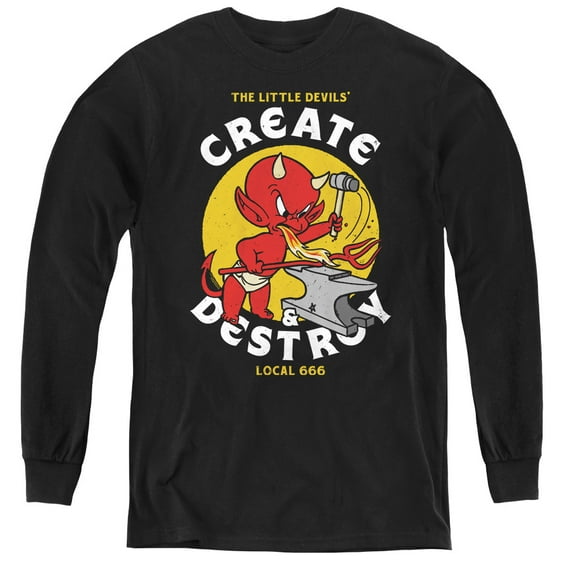 Hot Stuff - Local Devils - Youth Long Sleeve Shirt - Small