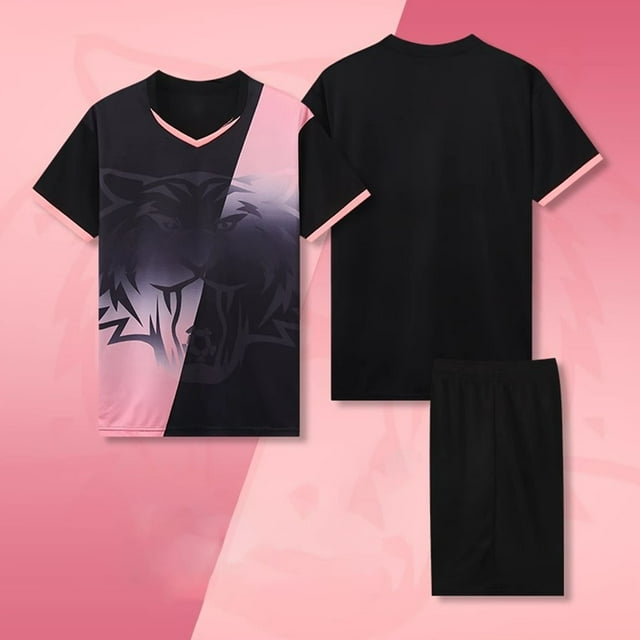 Fashionable Children's Casual Short Sleeved Round Neck With Shorts Sports Breathable Set