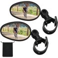thumbnail image 1 of 2 uds espejo de bicicleta espejo de manillar giratorio de 360 grados espejo de bicicleta gran angular espejo de bicicleta espejo convexo acrílico a prueba de golpes, 1 of 5