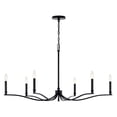 thumbnail image 3 of 52696BK Kichler Lighting Malene - 6 Light Chandelier-22.25 Inches Tall and 42 Inches Wide-Black Finish, 3 of 7