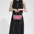 thumbnail image 3 of Bolso Cruzado Mujer Hombro Transparente Con Cadena Casual Pu Cu Cuero Pequeña Billetera Jalea Compras Bolsas, 3 of 9
