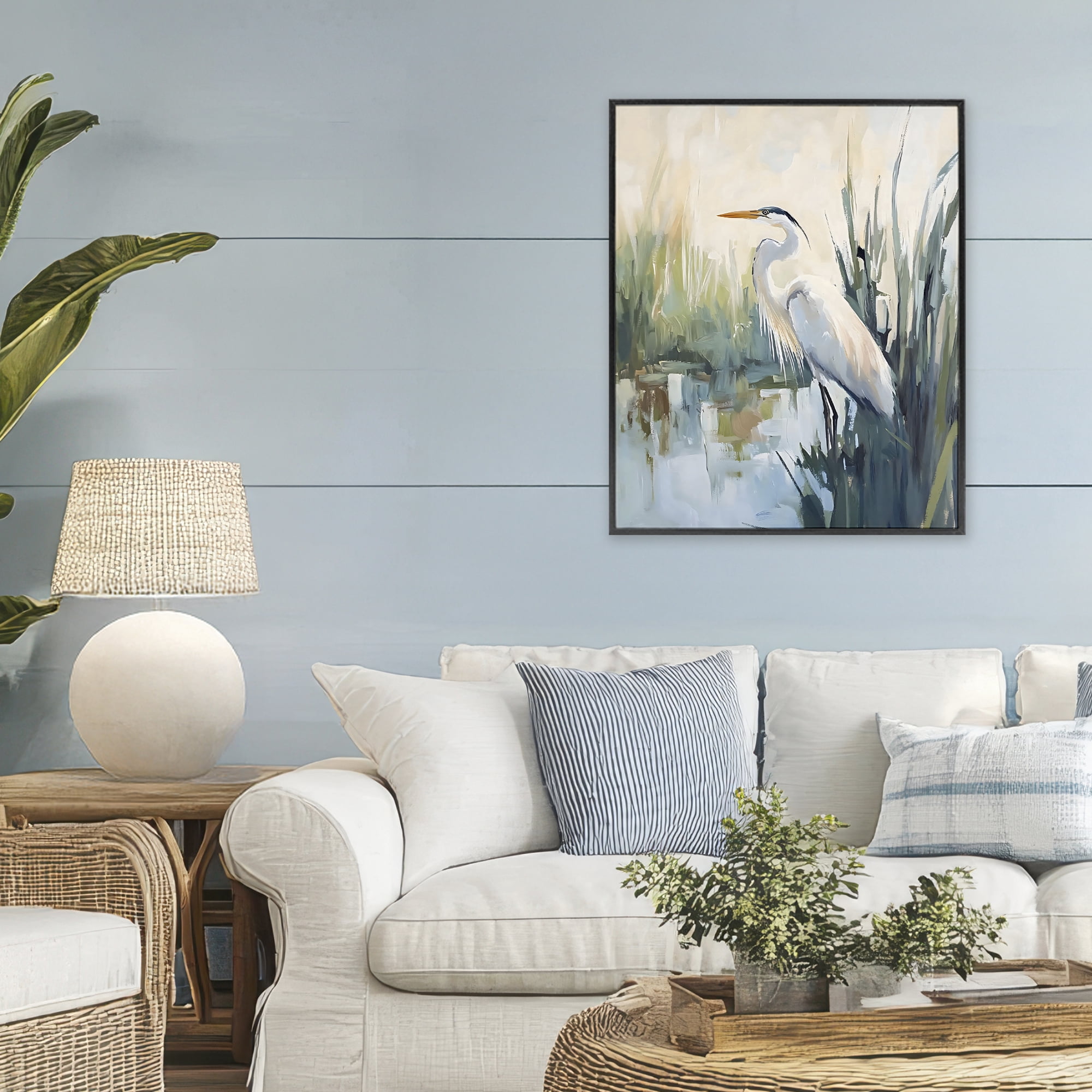 Stupell Industries King Of The Marsh Black Framed Giclee Art, design by Creative Studio