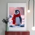 thumbnail image 2 of Diamond Art Kit for Adults, Adorable Penguin In Red Scarf Snow Diamond Painting for Adults Beginners, 5D DIY Diamond Art Painting Kits, Colorful Diamond Painting Craft for Home Decor 12x16, 2 of 7