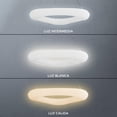 thumbnail image 3 of Candil Colgante LED con 3 Niveles de Brillo Cosmos Aro Blanco de PVC Gamalux, 3 of 10