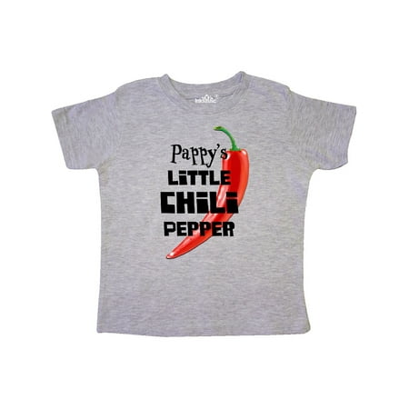 

Inktastic Pappy s Little Chili Pepper Gift Toddler Boy or Toddler Girl T-Shirt