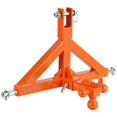thumbnail image 1 of QinaQin Heavy Duty Tractor Quick Hitch Adapter, 2 x 2 Inch Receiver Tube with 10000 Lbs Towing Capacity, 1 of 8
