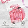 thumbnail image 4 of Dreamtimes Hand Towels, 2 PCS Pack Pink Flamingo Extra Absorbent Pure Cotton Towels Super Soft Hand Towel for Bathroom, Hotel, Kitchen, Gym, 16 x 28 Inch, 4 of 7