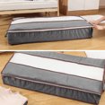 thumbnail image 2 of Bolsa De Almacenamiento Debajo De La Cama Organizador De Almacenamiento De Ropa Debajo De La Cama Plegable Con Cremallera Duradera Y Asa Para Cojines Ropa Mantas sonducket HA034450-00, 2 of 6