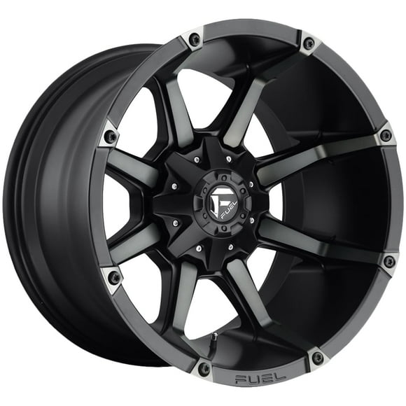 FUEL OFF-ROAD D556 COUPLER 20X10, 5X4.5/5.0, 5.03, -12mm MATTE BLACK DOUBLE DARK TINT - D55620002650