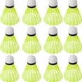 thumbnail image 5 of D-GROEE 12Pcs Yellow Badminton Shuttlecocks,Sport Nylon Shuttlecocks -Stable & Durable Sports Training Badminton Balls for Indoor Outdoor Game, 5 of 7