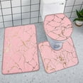 thumbnail image 2 of Skegnu Deals Bath Mats For Bathroom - Bathroom Rugs Memory Foam Bath Mat Set 3 Pcs Bathroom Rugs Set Toilet Mats Soft Comfortable Water Absorption Nonslip Thick Machine Wash Washable, 2 of 7