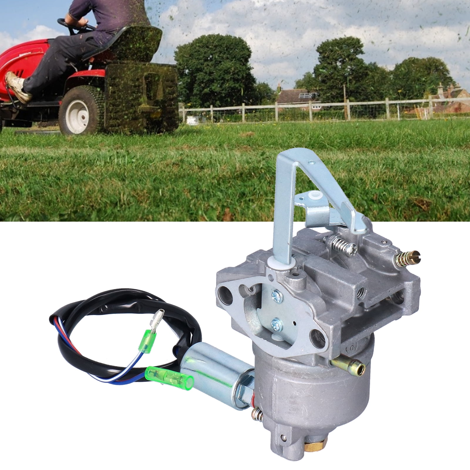 Riousery Carburetor Carb Replacement for Yamaha MZ360 MZ 360 EF6600 Generator Motor, Durable Aluminium Lawn Mower Garden Tool Accessories (8.66 inches / 22.00 cm)