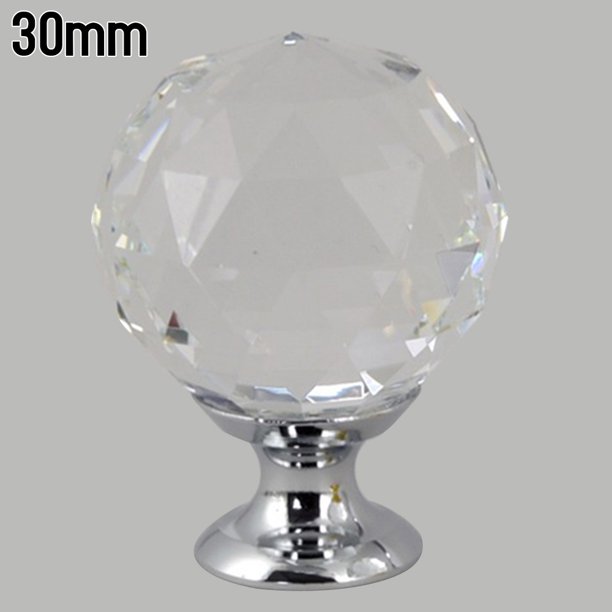Pull Knob Crystal Glass Ball Handles Wardrobe Handles