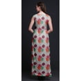 thumbnail image 4 of Bimba Floral Women V Neck Sleeveless Front Slit Casual Maxi Printed BohoÂ&nbsp;Dress-Small, 4 of 5
