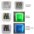 thumbnail image 3 of Chockeie Minecraft Colorful Color Changing Quartet Alarm Clock Led Night Light Birthday Gift Christmas(4), 3 of 7