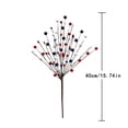 thumbnail image 3 of Patriotic Berry Branch Ball Spray, Red White Blue Artificial Stem for Independence Day, Plastic Decorative Twig for Vase Arrangement, Festive Filler for Wreath Centerpiece Decor, 3 of 6
