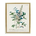 thumbnail image 5 of Stupell Industries Botanical Plant Illustration Flowers And Leaves Vintage Design Metallic Gold Framed Floating Canvas Wall Art, 16x20, by World Art Group, 5 of 5