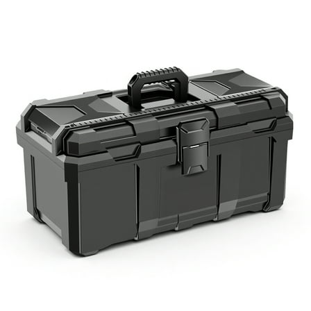 Toolbox, Plastic Organizer Tool Box, Durable Tool Storage Box, Heavy-Duty Storage with Padlock Suit for Home, Workshop, Job Site Organization