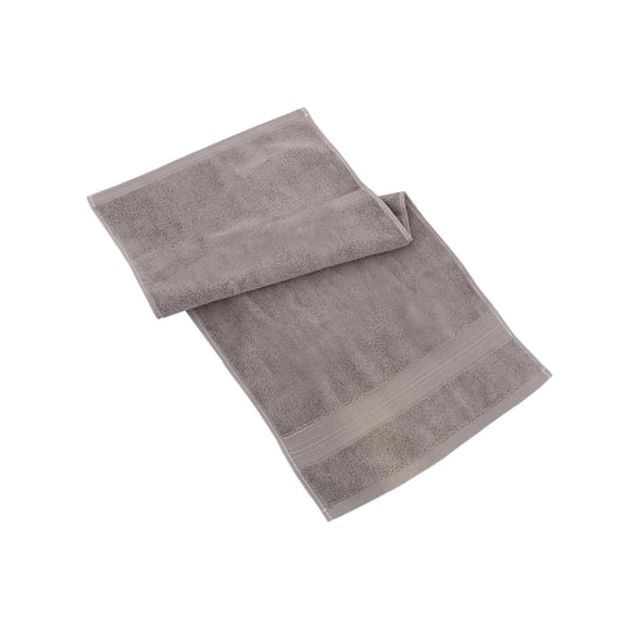 Kyusrd Hand Towels for Bathroom,Cotton Soft Absorbent Decorative Hand Towel for Face Spa Bath Gym Kitchen,Coffee,33x75cm