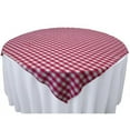 thumbnail image 7 of LA Linen Polyester Gingham Checkered 72 by 72-Inch Square Tablecloth, Hunter Green and White, 7 of 7
