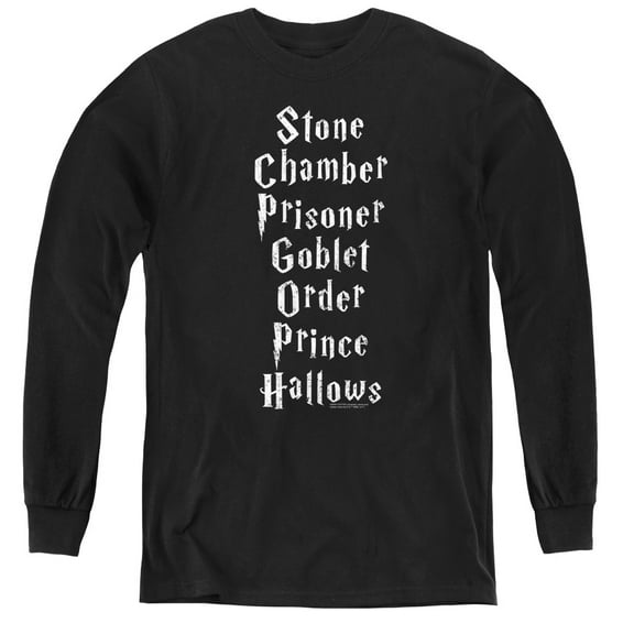 Harry Potter - Titles - Youth Long Sleeve Shirt - Large